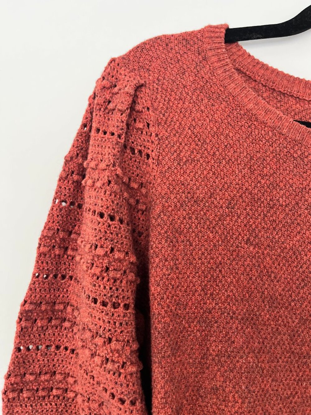 Madewell Bobble-Sleeve Pullover Sweater